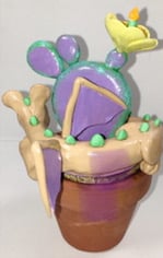 Image of Purple Prickly Pear Cactus (Candy Wrapper)