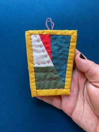 Image 1 of Tumbler - tiny art quilt 