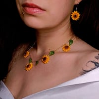 Image 1 of Naszyjnik charmsowy Słoneczniki🌻