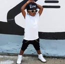 Image 3 of Black zipper shorts