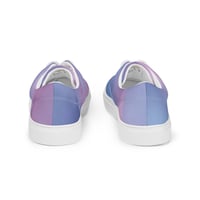 Image 3 of Women’s lace-up canvas shoes Purple