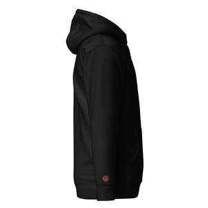 Image of Black Stitched Hoodie