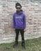 Image of PURPLE “HOOD$KI” HOODIE