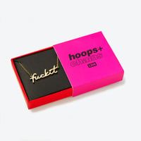 Image 5 of Hoops & Chains Fuck It Necklace 