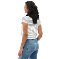 Image 3 of beYOUtiful Melt All-Over Print Crop Tee