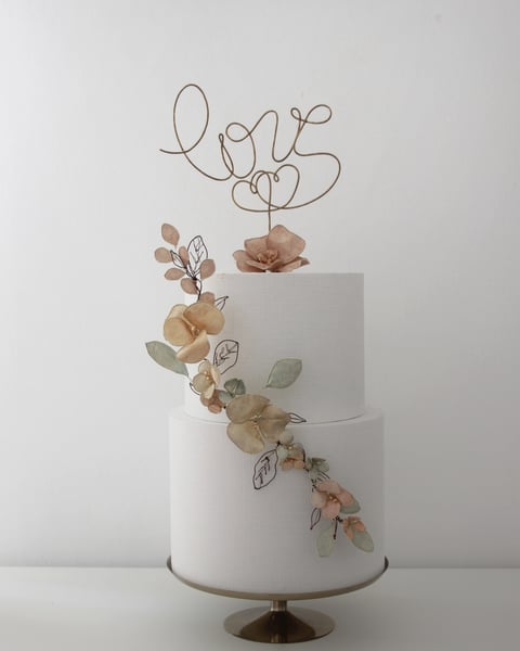 Image of Love cake topper