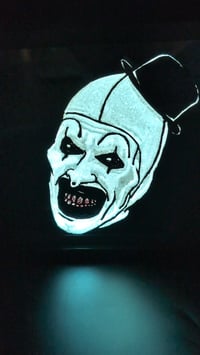 Image 1 of art the clown mini carvicture