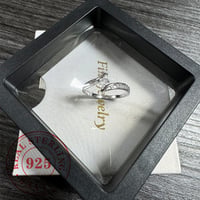 Image 5 of Huitan Classical 925 Sterling Silver Rings for Women Gorgeous Brief Eternal Wedding Bridal Jewelry S