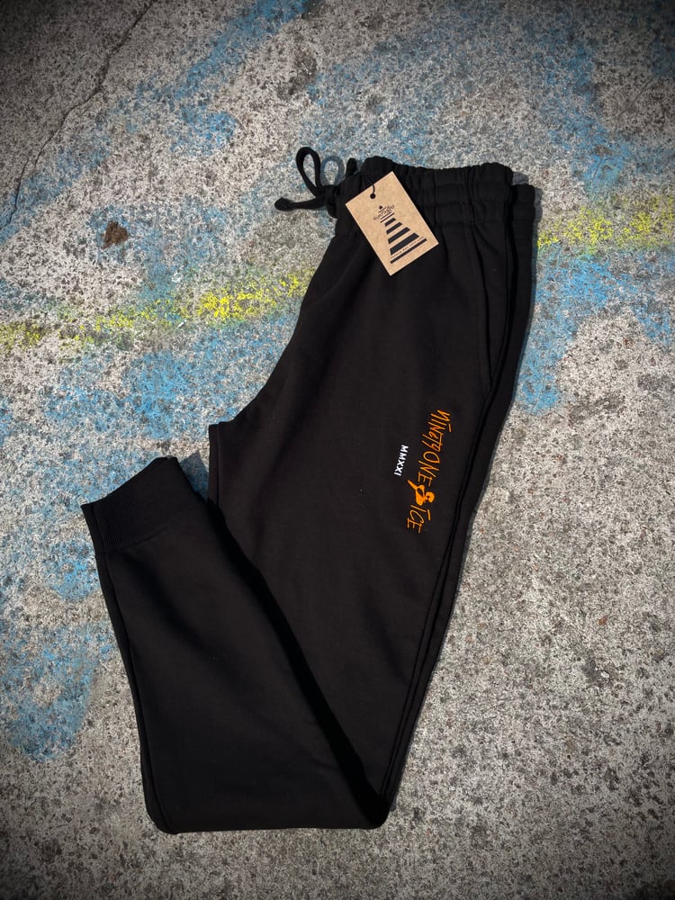 Image of Black Script Joggers