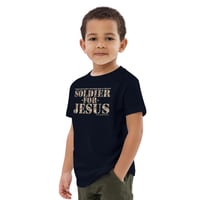 Image 4 of Soldier For Jesus Dark Organic cotton kids t-shirt