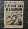 David Berkowitz, The Son of Sam - "Demons Ordered Me to Kill" Newspaper