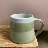 Image 2 of Tapered mug green