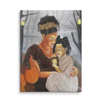 Autumn Mother Canvas Print