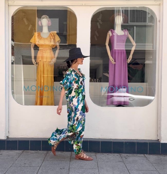 FLORAL RUFFLES KAFTAN