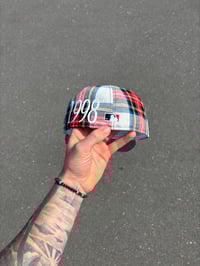 Image 2 of PLAID NEW YORK YANKEES CUSTOM FITTED CAP (BIRTH YEAR)