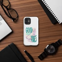 Image 5 of Tough Case for iPhone® - Fox w/ Good Vibes 