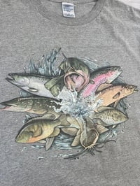 Image 2 of Vintage Fish Family Tee
