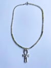 Beaded Ankh necklace #5