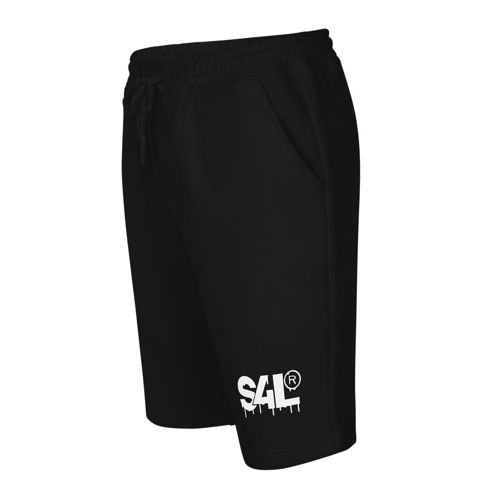 Image of Men's fleece shorts black