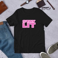 Image 2 of STAY LIT COTTON CANDY Short-Sleeve Unisex T-Shirt