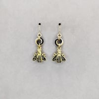 Image 3 of Queen Bee Moebius Earrings 