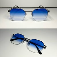Image 1 of Blue & Silver - Smaller Lenses