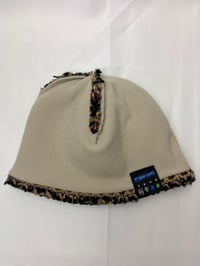 Image 6 of RED AND ORANGE KNIT BEANIE