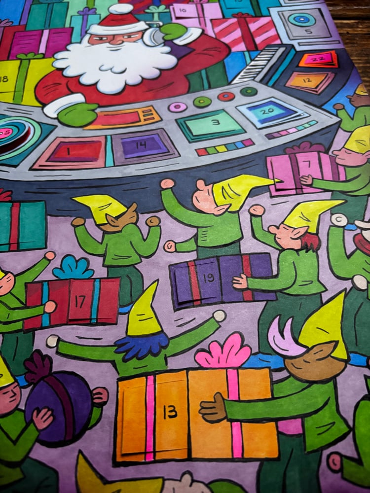 Image of AVENT CALENDARS hand inked originals