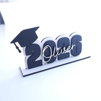Image 1 of Graduación Cartel de Mesa Personalizado |Recuerdo Fin de Curso 
