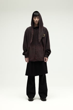 Image of EQUALNEAR - Prisoner LS Shirt (Red)