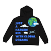Black/White Vlli'age Global Hoodie "HARLEM"  Edition 