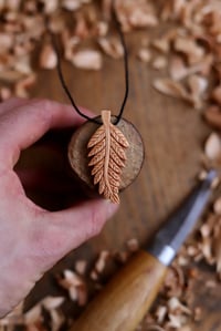 Image 8 of Fern Leaf- Pendant Necklace 