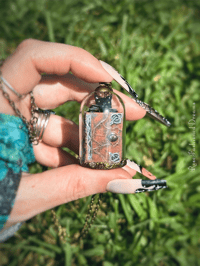 Image 6 of Book Glass Dome Necklace With Hanger