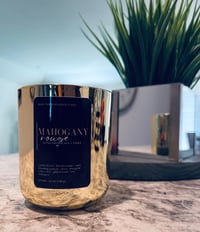 Image 1 of Mahogany Rouge Wood Wick Candle 14 oz / 398 g