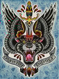 Image 1 of Tattoo print set, 10 sheets 11”x14”