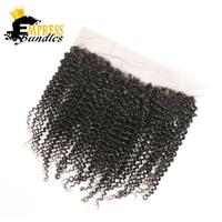 Image 1 of Transparent Kinky Curly Frontal 