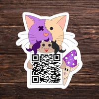 Image 1 of Moonlight Mage Studio Shop (Purple) : Bubble-free stickers