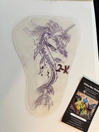 Image 1 of Sea Monster by Malone,  Acetate Tattoo stencil 