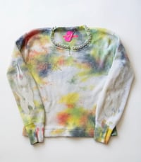 Image 1 of Vintage Sex Tie Dye Flame Thermal (Ready To Ship❗️)