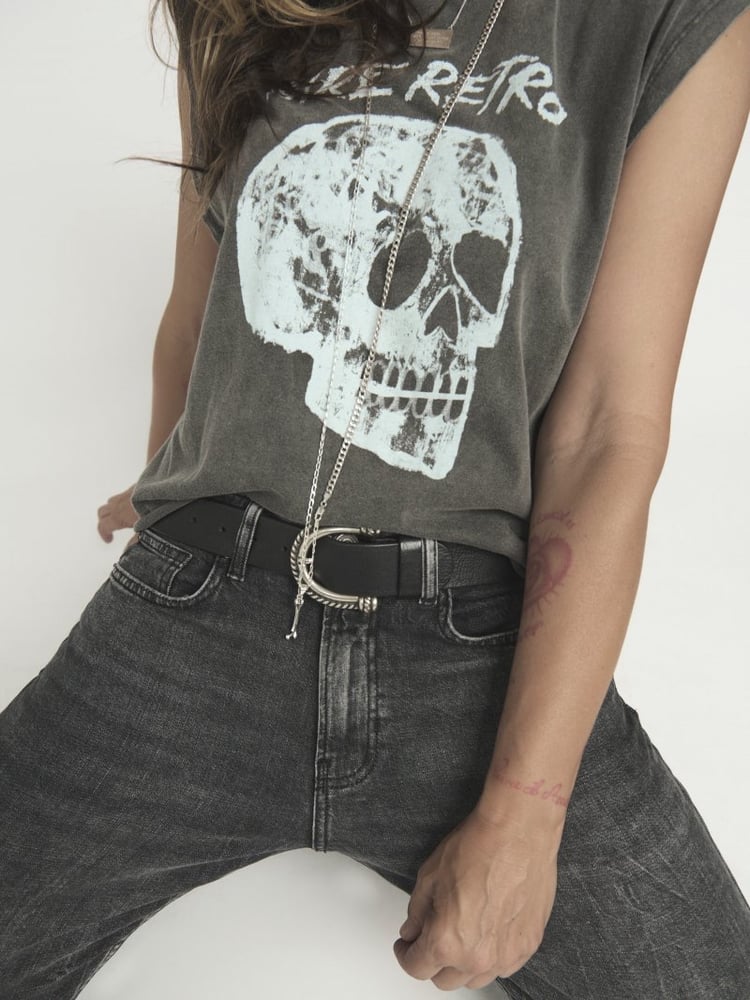 Image of CAMISETA FADE OUT CALAVERA