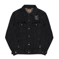 Image 3 of ThePloútosClub Black/Blue denim jacket