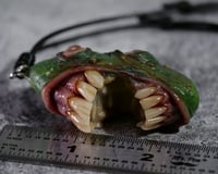 Image 19 of Mutant Pickle Pendant, big mouth, four eyes
