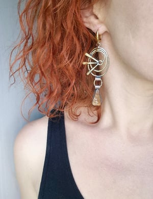 Sunny earrings with citrine 
