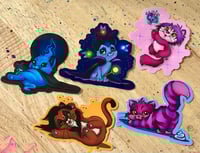 Image 1 of Mischievous Kitty Sticker Pack Collection 1