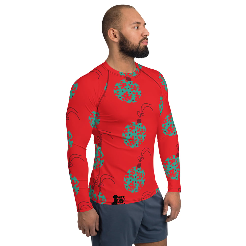 Image of Christmas Balls Men's Rash Guard