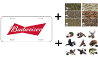 Image 1 of Budweiser Build A Beer Plate