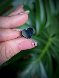 Image 2 of Black Heart Ring