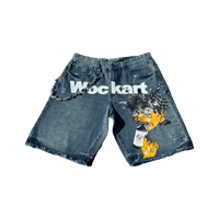 WOCKART DENIM JORTS