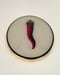 Image of Cornicello Oval Large Black/White/Red