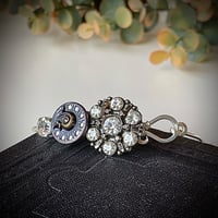 Image 3 of "Callista" Silver Button Bracelet